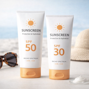 Home soothing sunscreen gel
